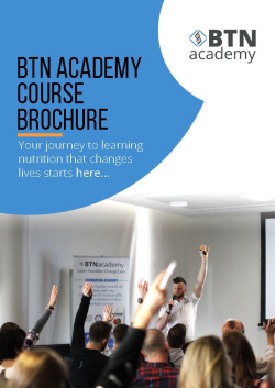 BTN Academy Brochure Cover